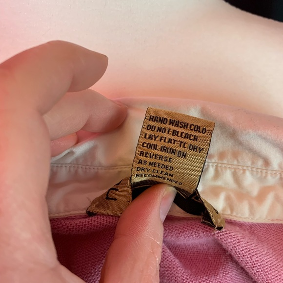 Notations pink argyle sweater size 1X - Picture 5 of 6